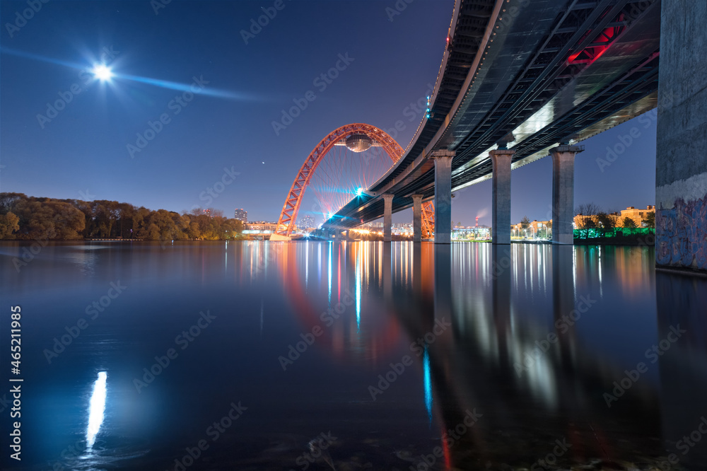 Obraz premium bridge at night