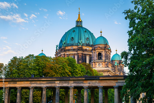 Germany, Berlin,Colonnade in front of Berlin Cathedral photo