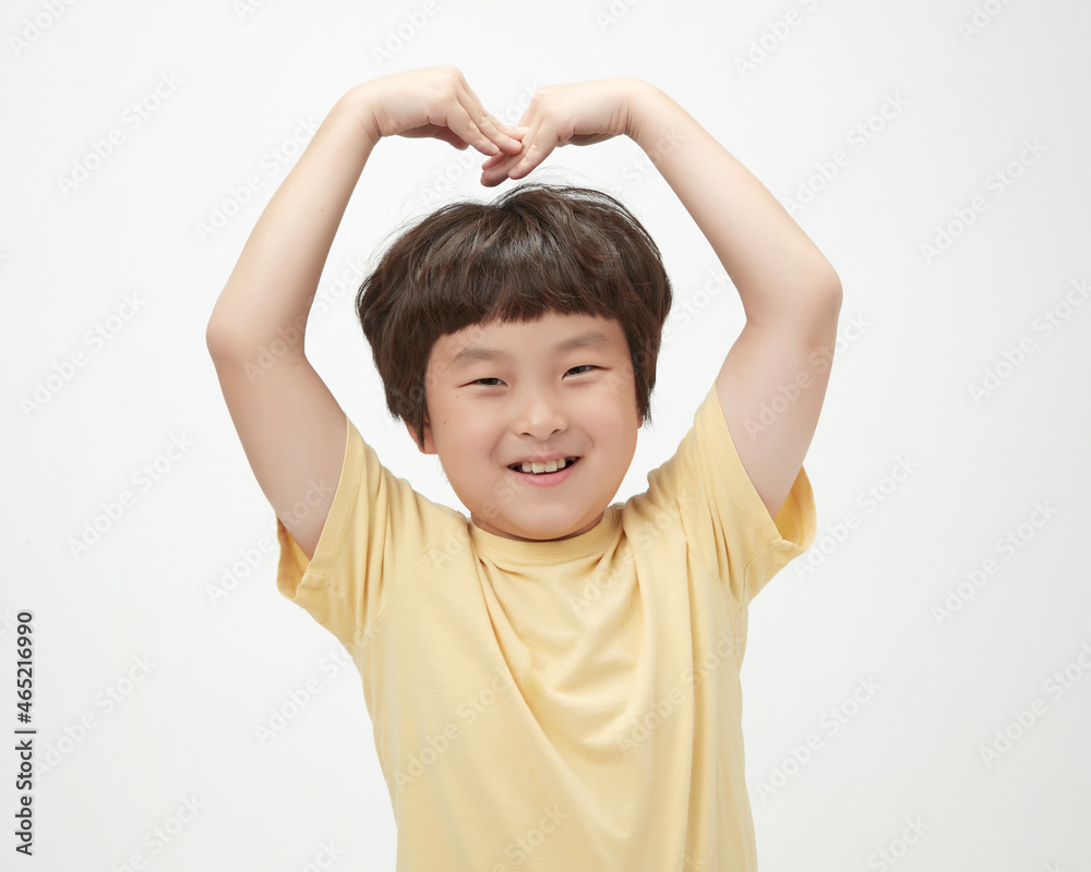 행복한 남자아이 행복한 남자아이