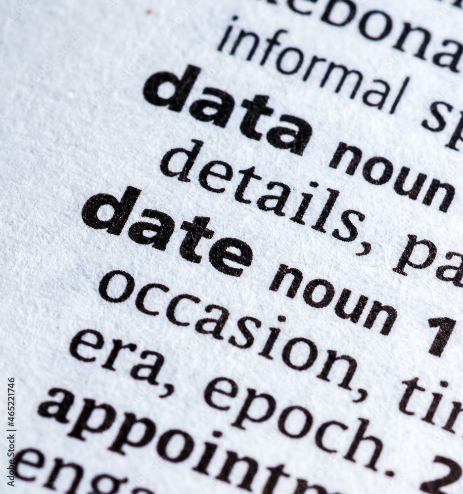 Obraz premium a word and its definition