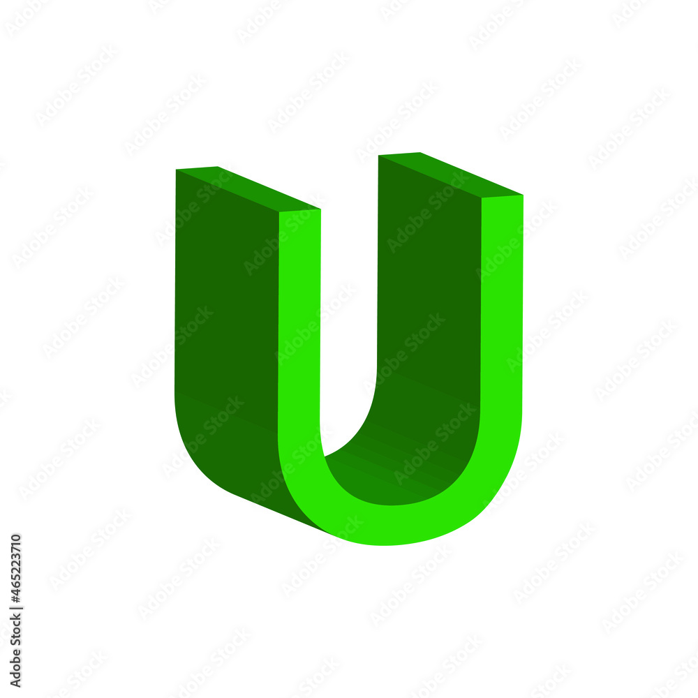3D Text of Green alphabet. Big letter. Isolated on white background. clip art illustration vector. 3D Text of Green alphabet. Big letter. Isolated on white background. clip art illustration vector.