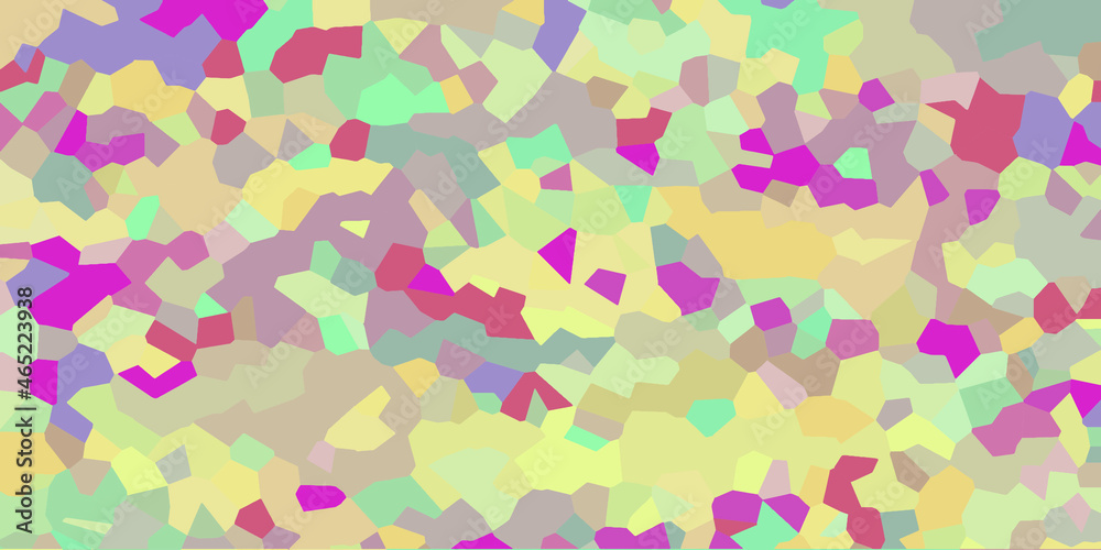 Polygonal background with different geometric figures. Template for your design, banner, flyer, business card, poster, wallpaper, brochure