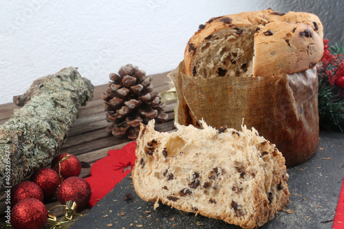 Christmas panettone