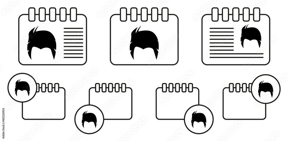 Hair, woman, haircut short vector icon in calender set illustration for ui and ux, website or mobile application Hair, woman, haircut short vector icon in calender set illustration for ui and ux, website or mobile application