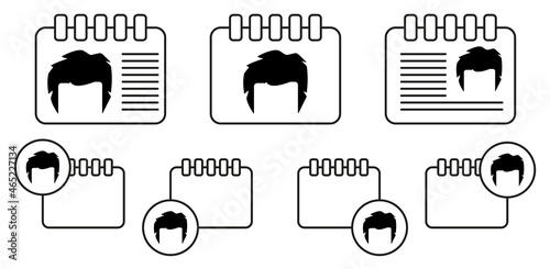 Hair, woman, haircut shag vector icon in calender set illustration for ui and ux, website or mobile application