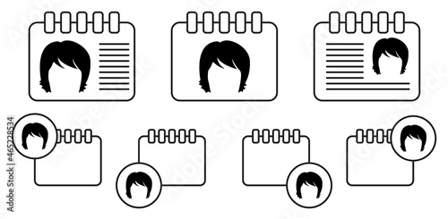 Hair, woman, haircut shag vector icon in calender set illustration for ui and ux, website or mobile application