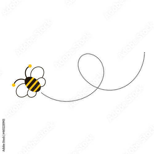 Different bee and honeycomb vector and icon