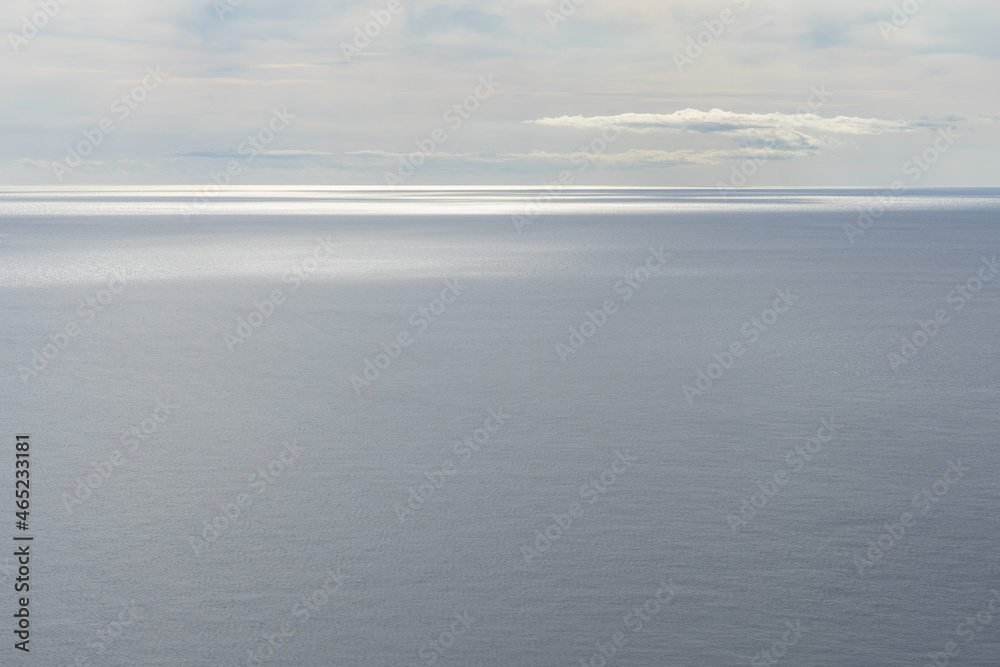 mediterranean seascape calm sea water and clouds in the sky beautiful relaxation background mediterranean seascape calm sea water and clouds in the sky beautiful relaxation background