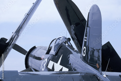 Принти на полотні FG-1D Corsair with wings folded