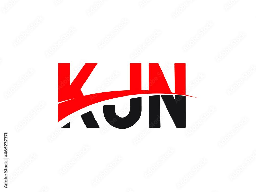 KJN Letter Initial Logo Design Vector Illustration