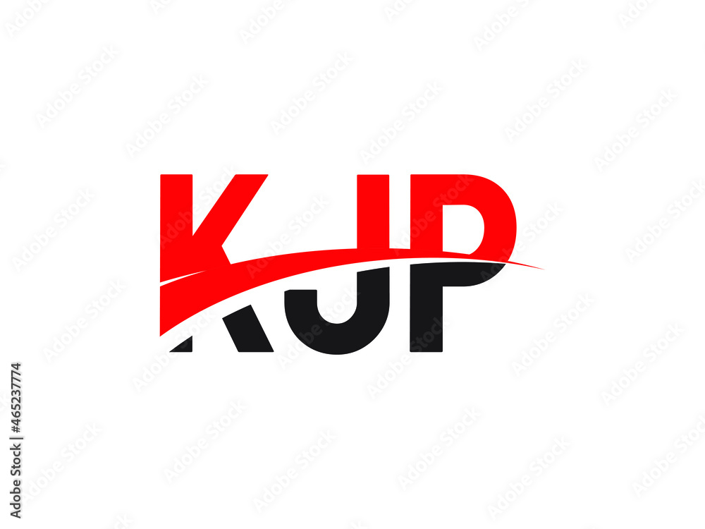 KJP Letter Initial Logo Design Vector Illustration KJP Letter Initial Logo Design Vector Illustration