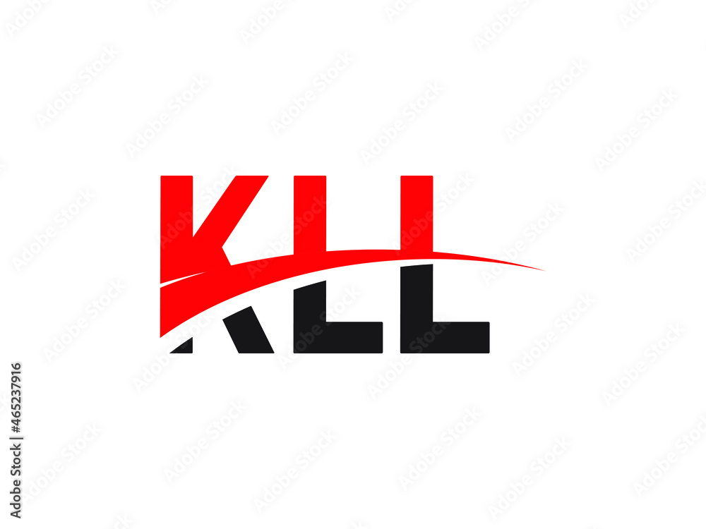 Fototapeta premium KLL Letter Initial Logo Design Vector Illustration
