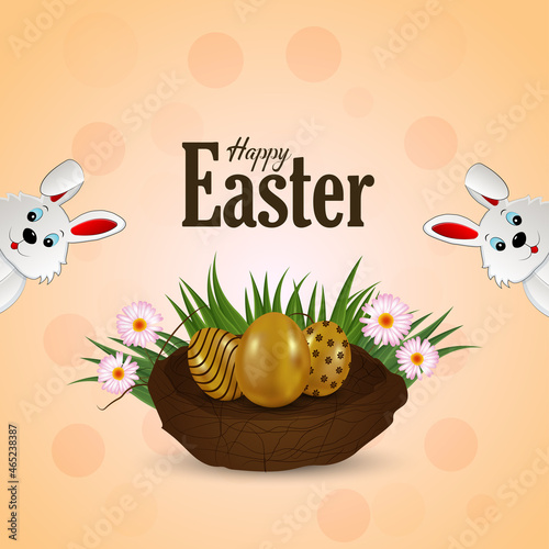 Happy easter day background