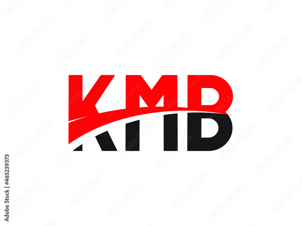 KMB Letter Initial Logo Design Vector Illustration