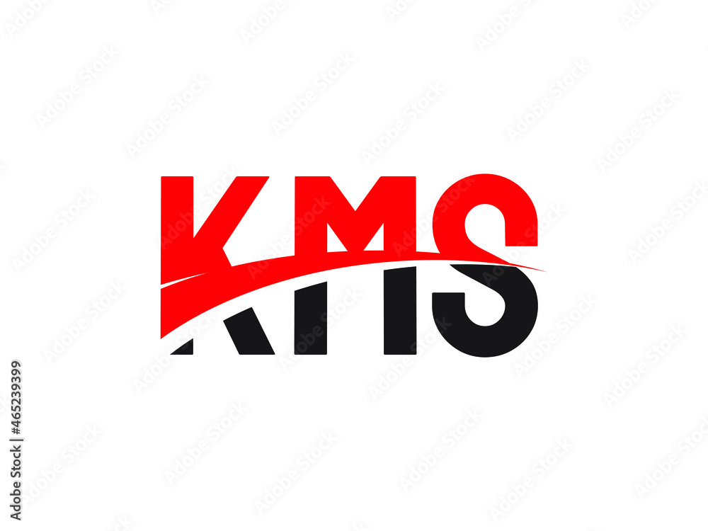 KMS Letter Initial Logo Design Vector Illustration