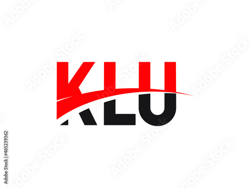 KLU Letter Initial Logo Design Vector Illustration