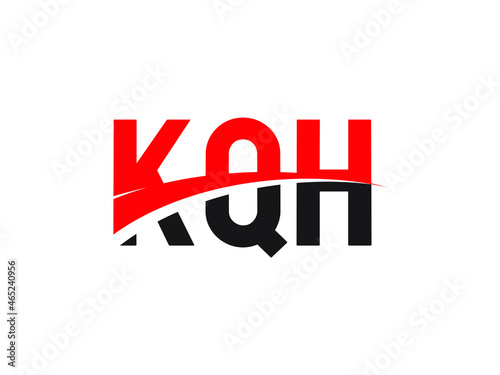 KQH Letter Initial Logo Design Vector Illustration
