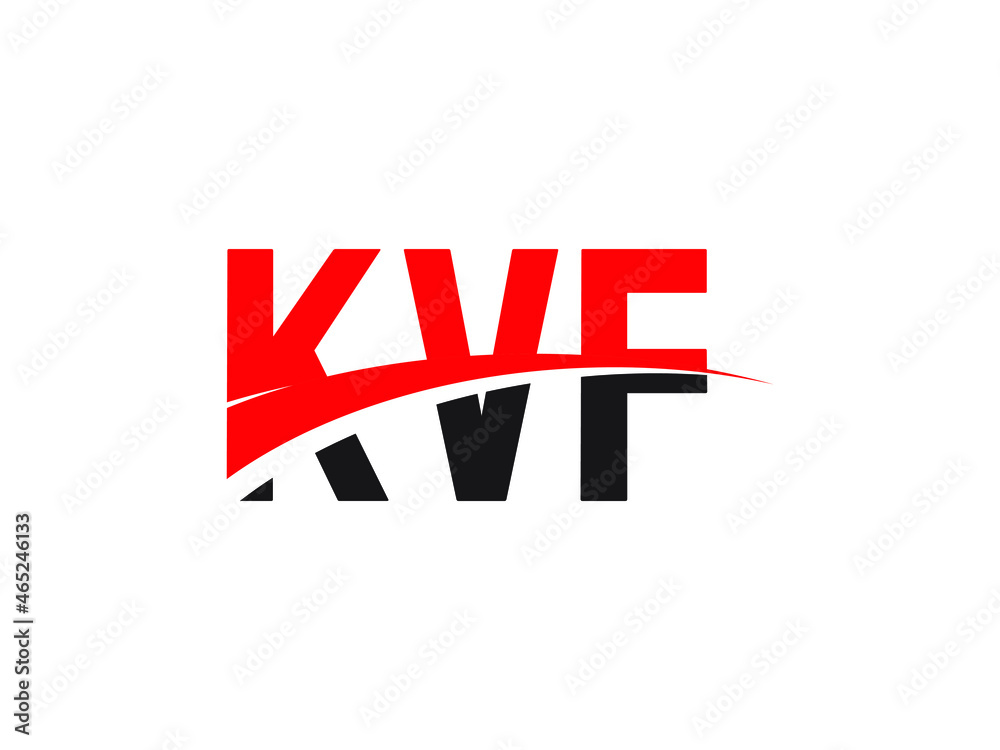 KVF Letter Initial Logo Design Vector Illustration KVF Letter Initial Logo Design Vector Illustration