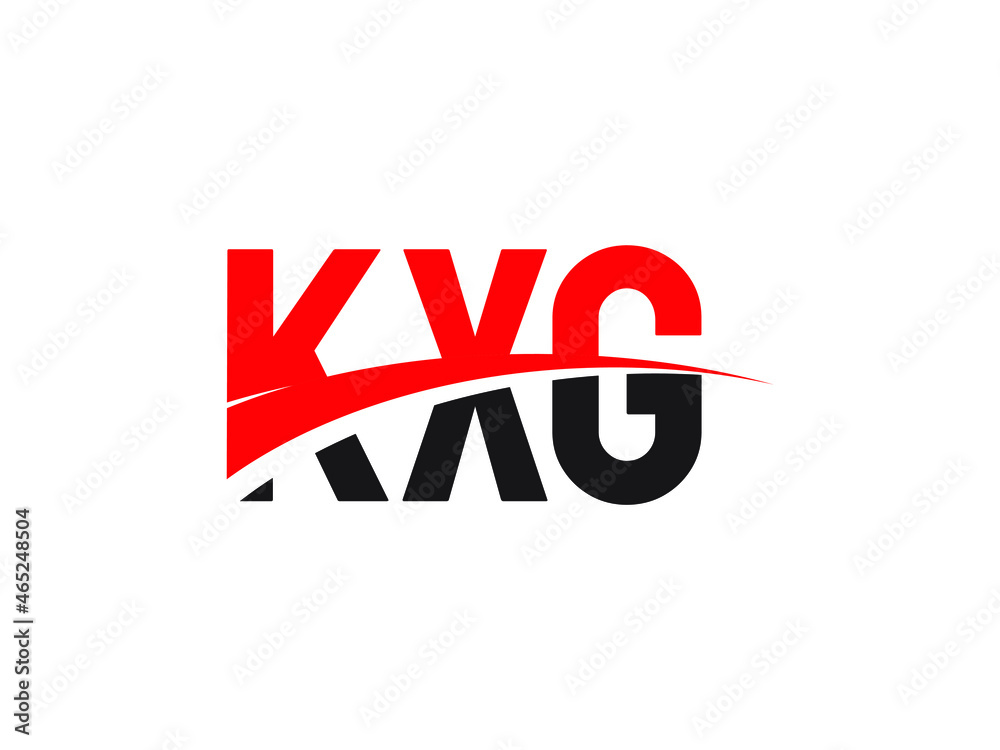 KXG Letter Initial Logo Design Vector Illustration KXG Letter Initial Logo Design Vector Illustration