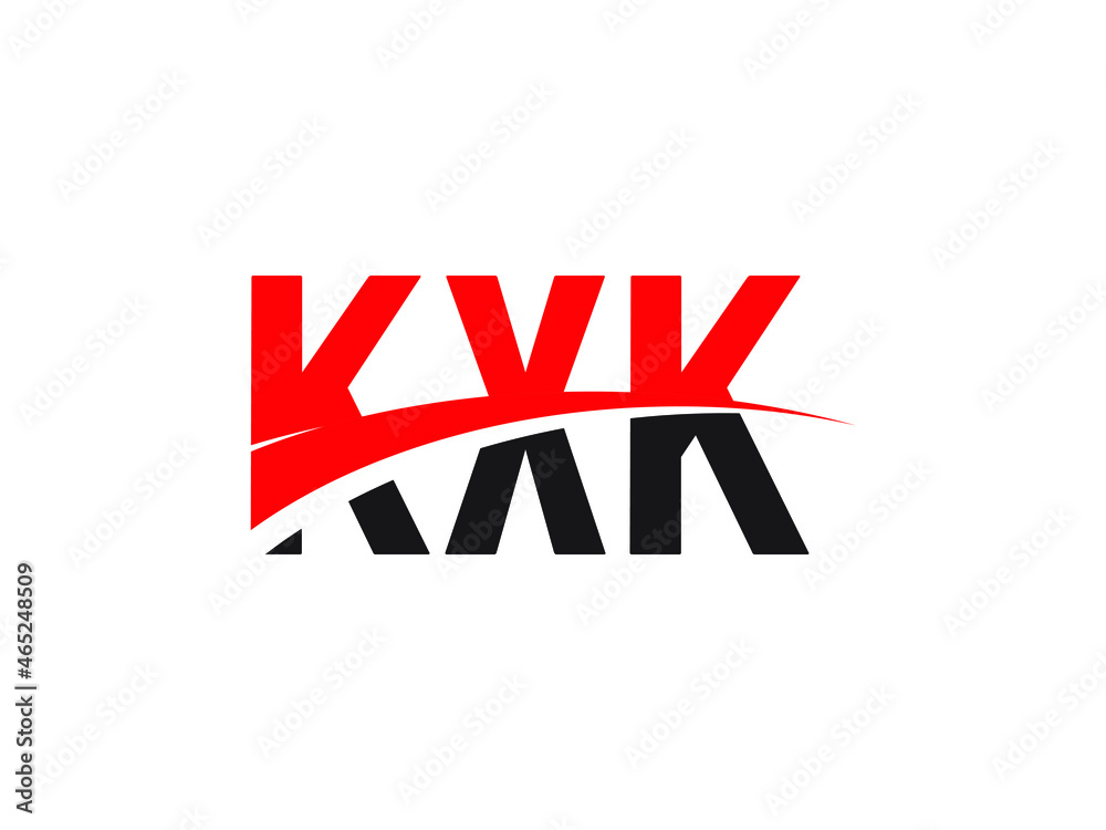 KXK Letter Initial Logo Design Vector Illustration
