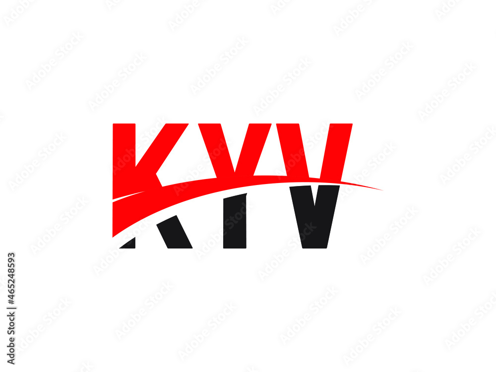 KYV Letter Initial Logo Design Vector Illustration