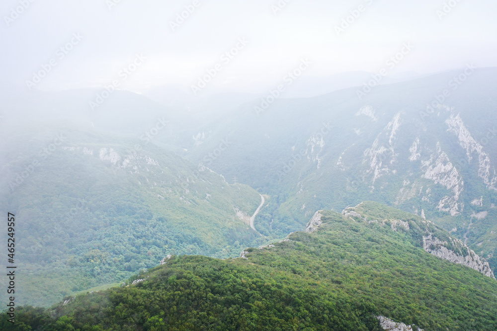 serbian hills of Homolje mountains