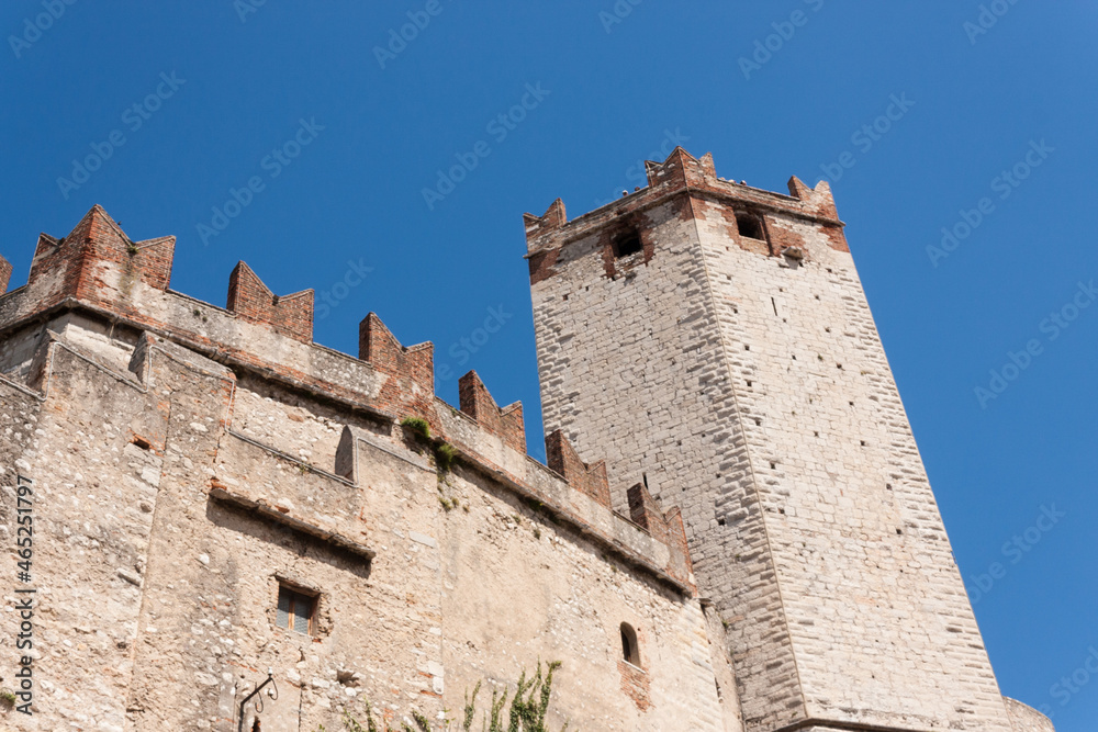 Tower of the Castello Scaligero, Malcesine, Italy