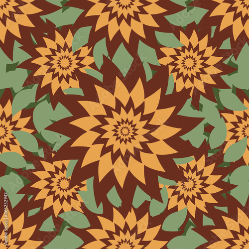 Seamless Floral Pattern. floral autumn ornament seamless pattern
