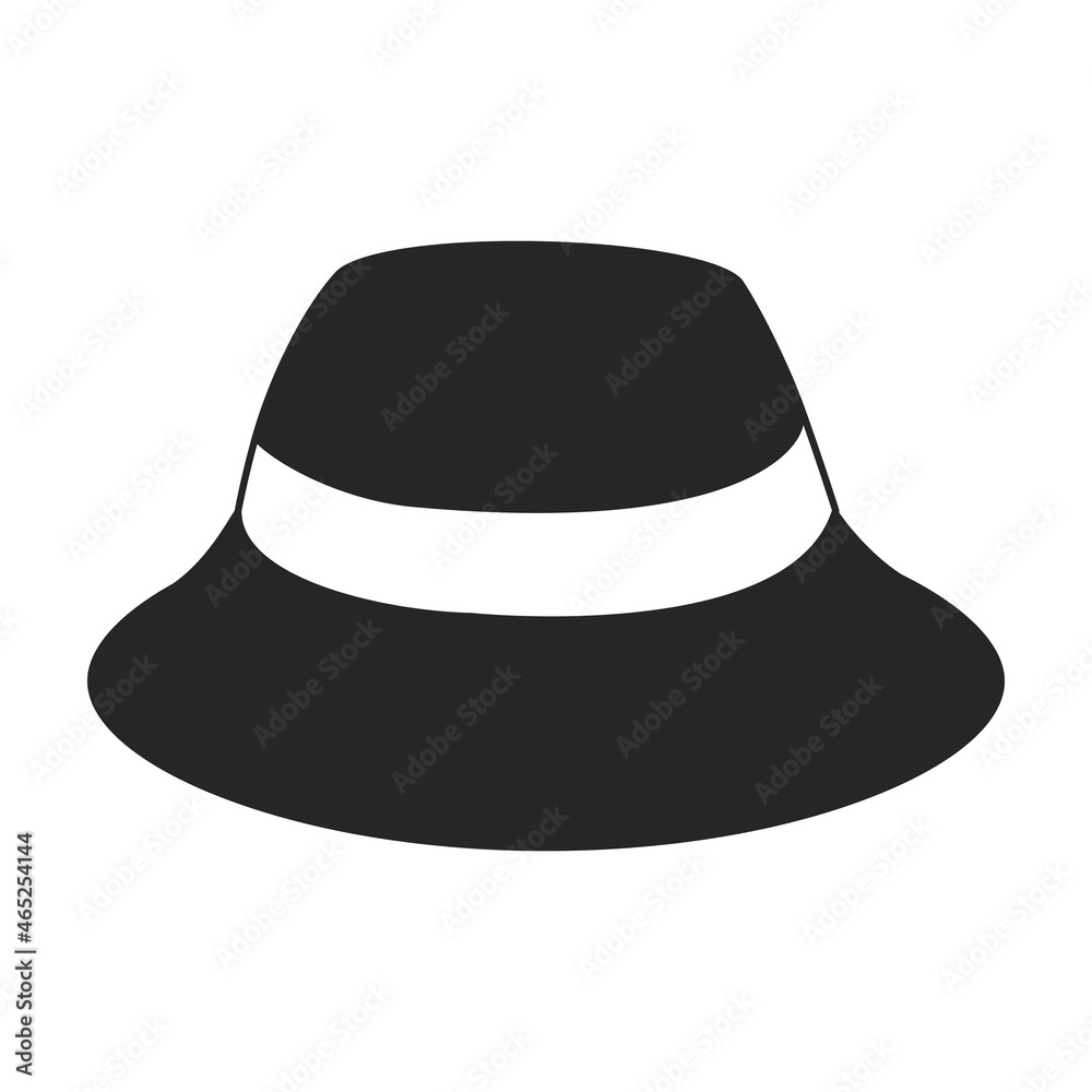 Summer hat vector black icon. Vector illustration sun cap on white background. Isolated black illustration icon of summer hat . Summer hat vector black icon. Vector illustration sun cap on white background. Isolated black illustration icon of summer hat .