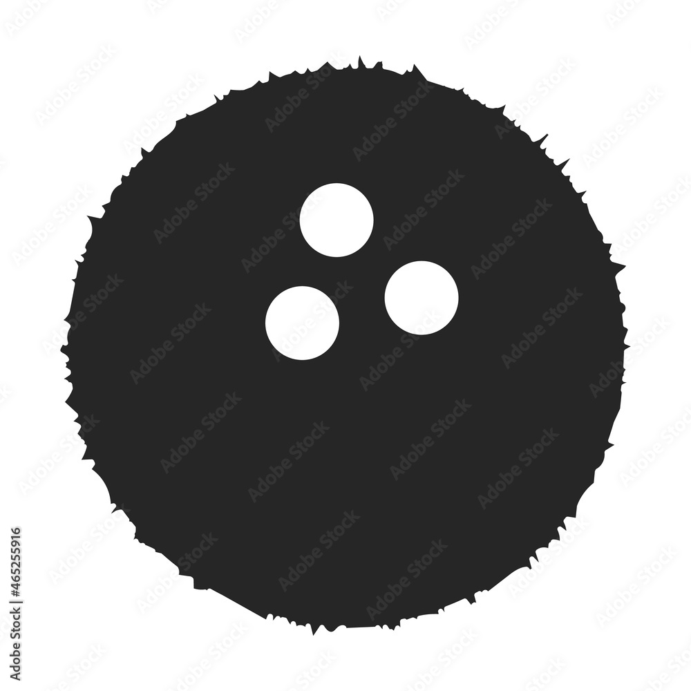 Obraz premium Piece coconut vector icon.Black vector icon isolated on white background piece coconut.