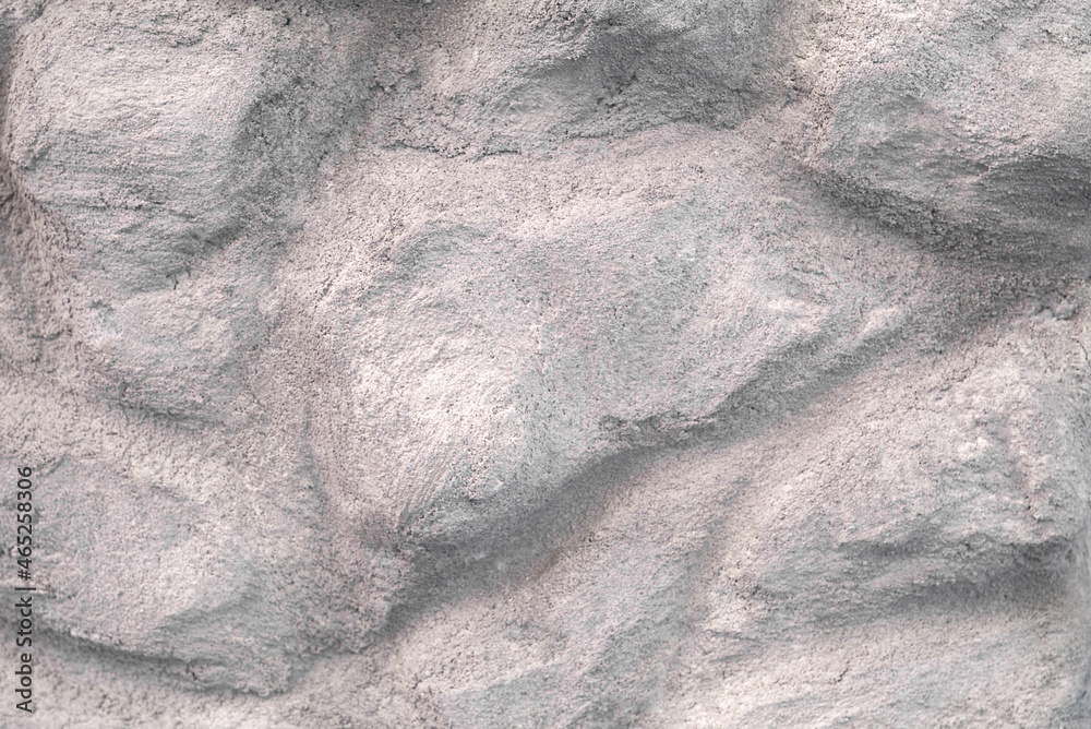 Naklejka premium Fragment of a light stone wall, masonry, copy space for text, mockup