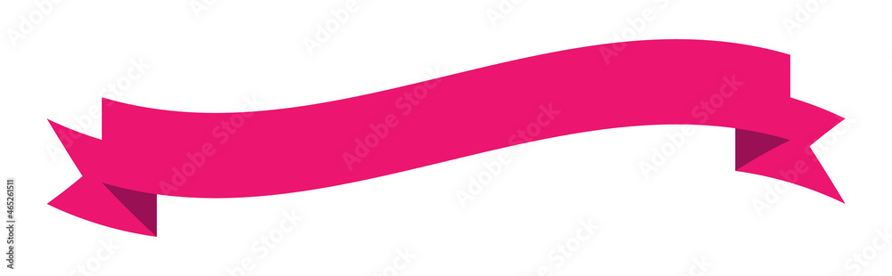 Curved Ribbon Banner with Copy Space. Blank Wavy Banner with Space for Text. Vector Ribbon Banner Illustration Isolated on White Background. Curved Ribbon Banner with Copy Space. Blank Wavy Banner with Space for Text. Vector Ribbon Banner Illustration Isolated on White Background.