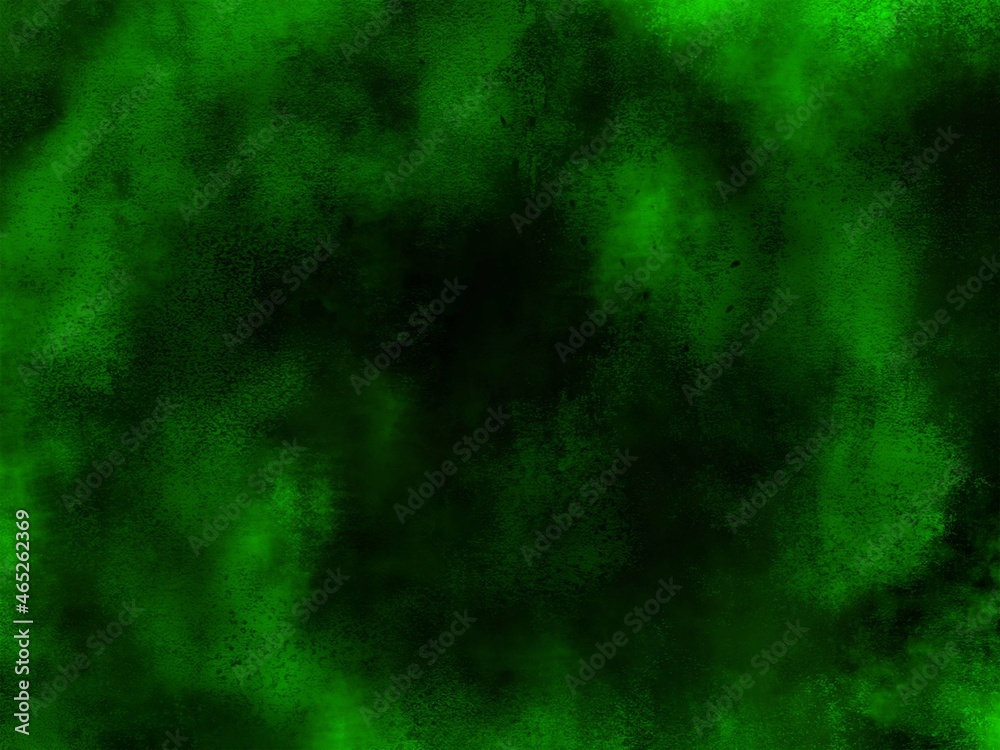 Green neon light smoke Halloween background texture