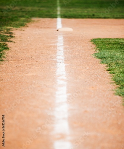 Photography baseball baseline