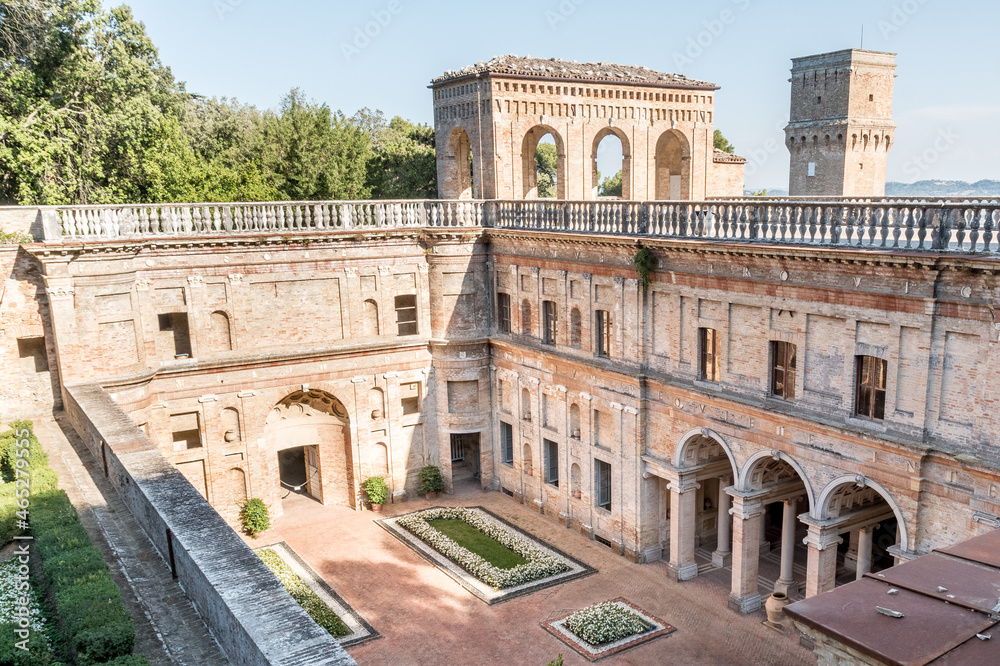 The Villa Imperiale of Pesaro is a suburban palatial house outside of Pesaro, built and decorated by artists of the late-Renaissance or Mannerist period, Italy, Marche, Europe