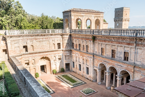 The Villa Imperiale of Pesaro is a suburban palatial house outside of Pesaro, built and decorated by artists of the late-Renaissance or Mannerist period, Italy, Marche, Europe