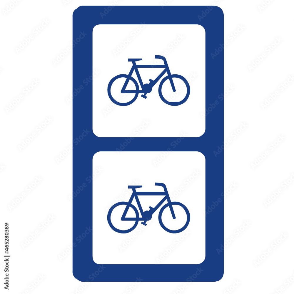 bicycle sign isolated on white bicycle sign isolated on white