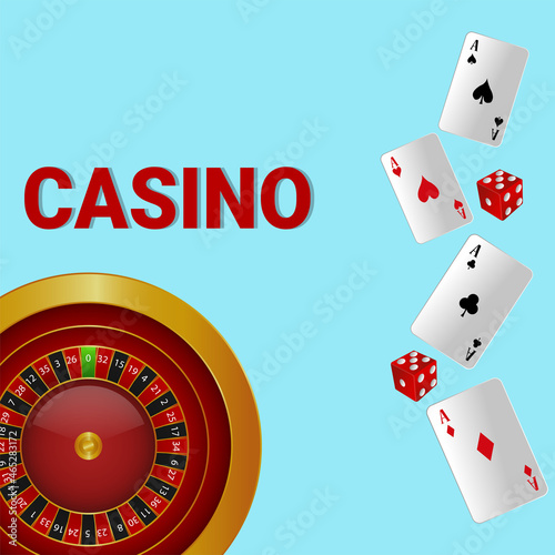 Casino gambling game with casino slot with playing cards