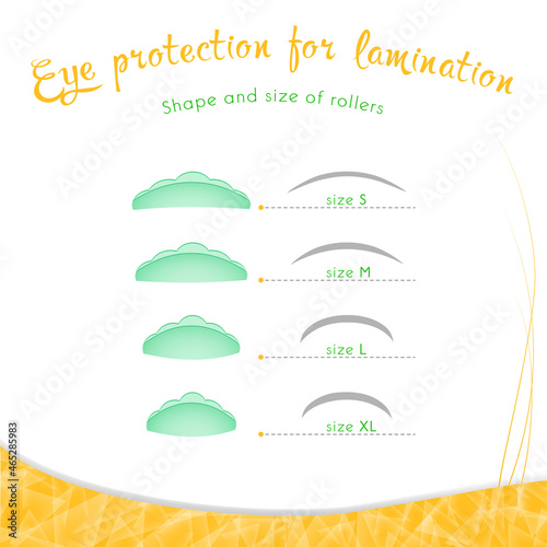 Eye protection for eyelash lamination photo
