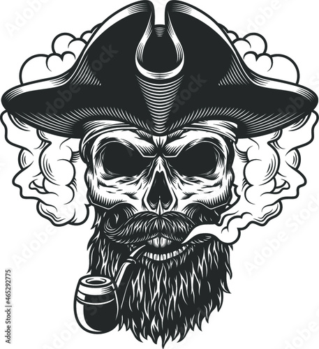 Winged skull grim reaper drawing in a vintage retro woodcut etched or engraved style, grunge vintage design t shirts