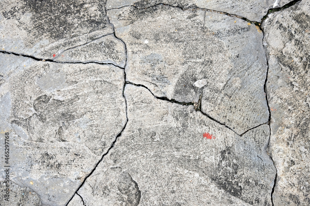 Obraz premium cracked concrete wall