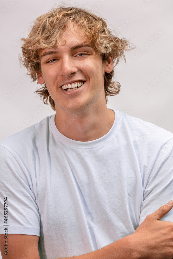 Happy Teen Male Teenager Boy Young Man Smiling or Laughing Happy Teen Male Teenager Boy Young Man Smiling or Laughing