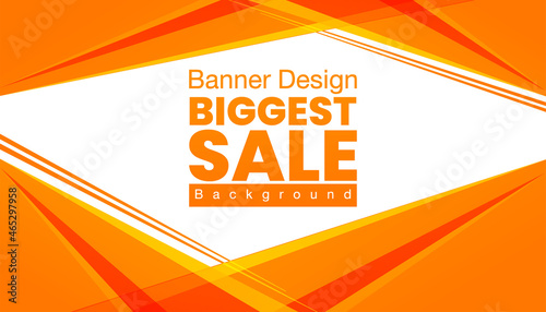 Orange background vector illustration lighting effect graphic for text and message board design infographic