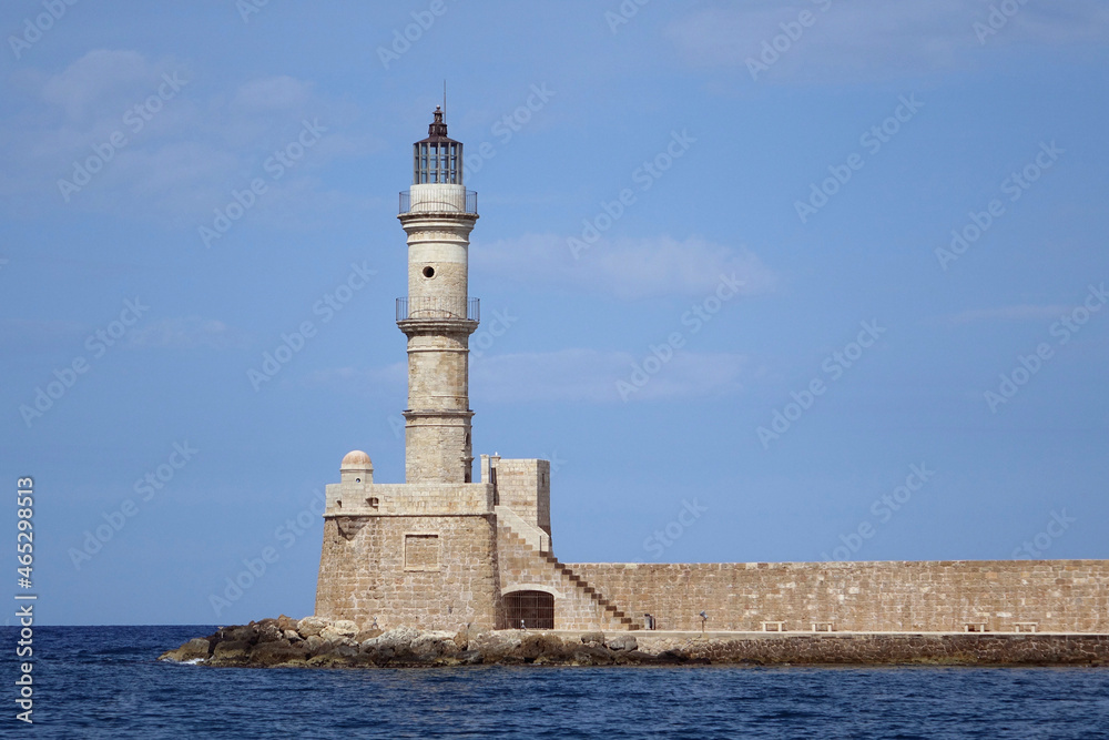 Kreta. Lighthouse of Chania