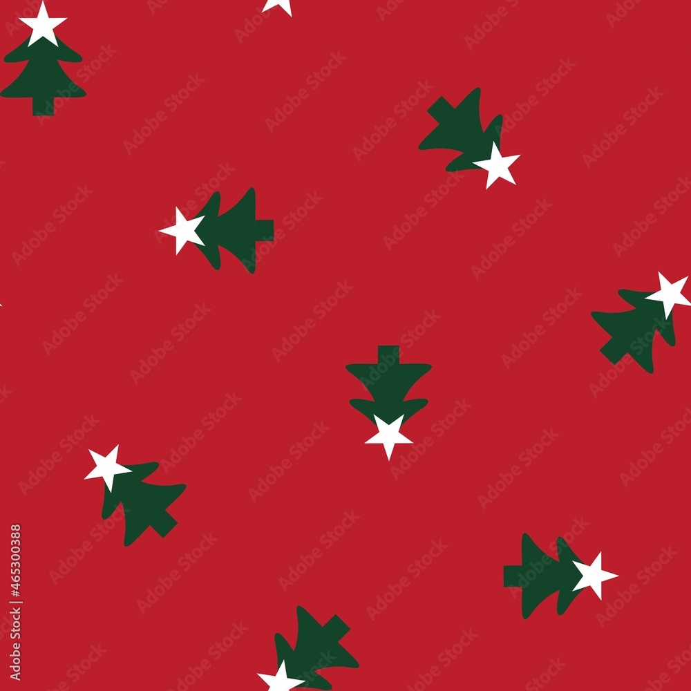 Christmas Tree seamless pattern design Christmas Tree seamless pattern design