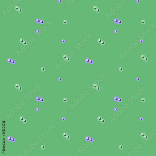 Wallpaper Mural Green pale with glittering beads seamless vector pattern Torontodigital.ca