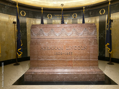 Burial Site Of 16th President of the United States Abraham Lincoln