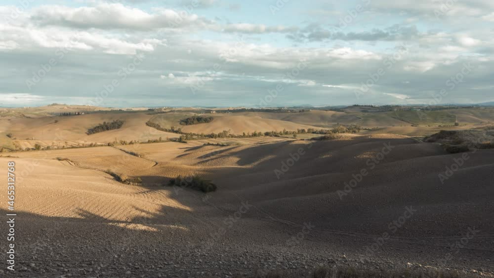 rolling hills of tuscany in the evening sunlight rolling hills of tuscany in the evening sunlight