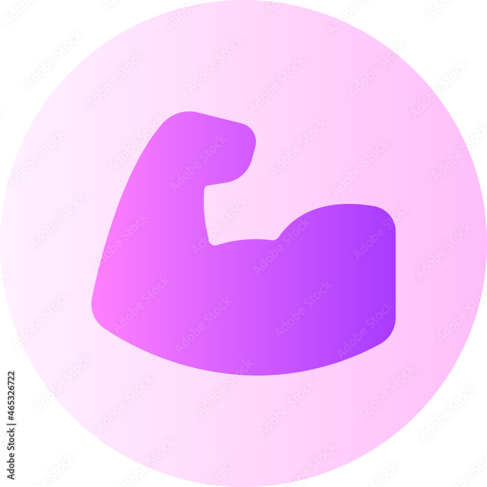Arm Muscle gradient icon Arm Muscle gradient icon