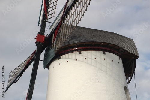 White windmill, renovated in 2020 - 2021 photo